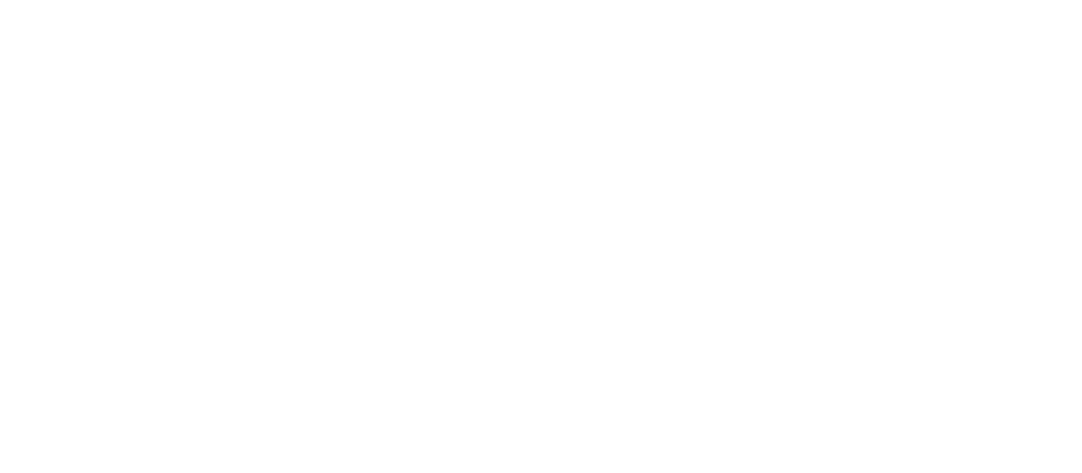 High-quality white logo graphic for Steven Brousseau Design, a professional partner of Our-Inspiration, featuring an abstract geometric building or roof icon composed of diagonal lines beside clean, stacked sans-serif typography on a solid black background.